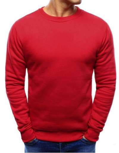 Férfi NEWSTYLE pulóver egyszínű piros