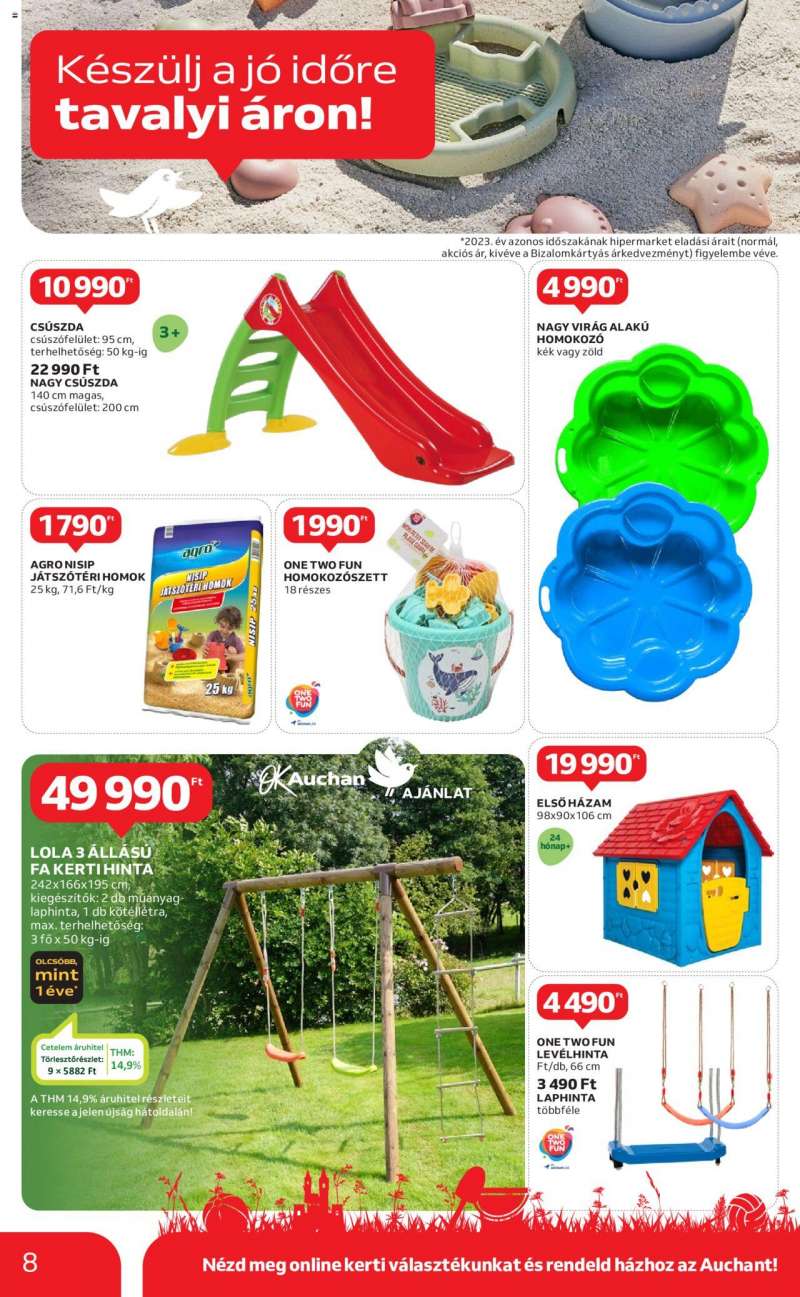 Auchan Hipermarket szabadidő ajánlatok 8 oldal
