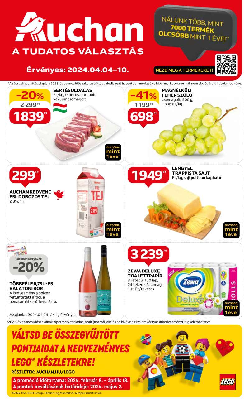 Auchan Akciós Újság 1 oldal