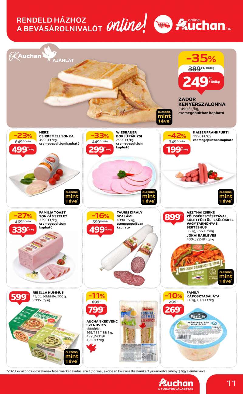Auchan Akciós Újság 11 oldal