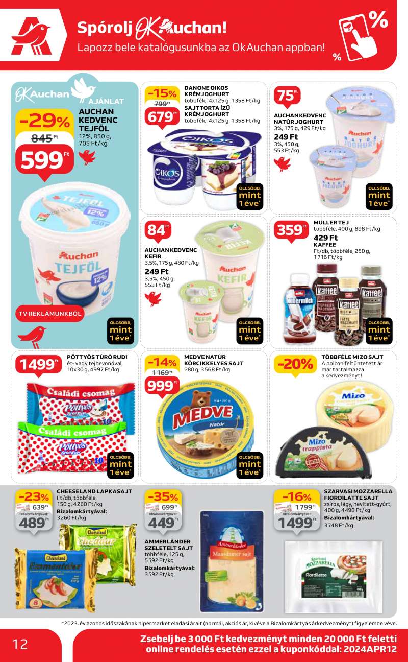 Auchan Akciós Újság 12 oldal