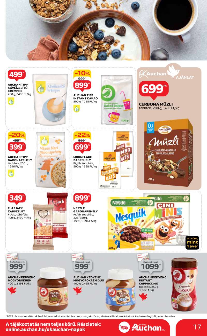 Auchan Akciós Újság 17 oldal