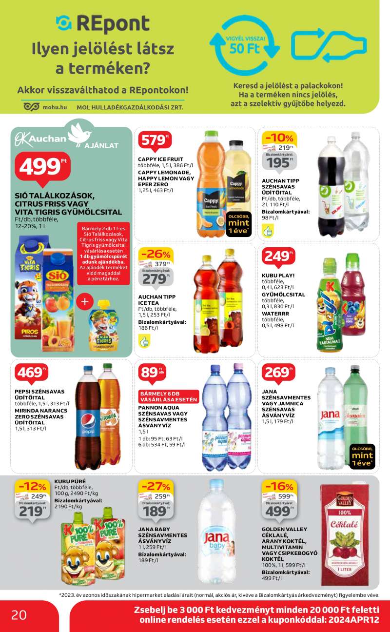 Auchan Akciós Újság 20 oldal