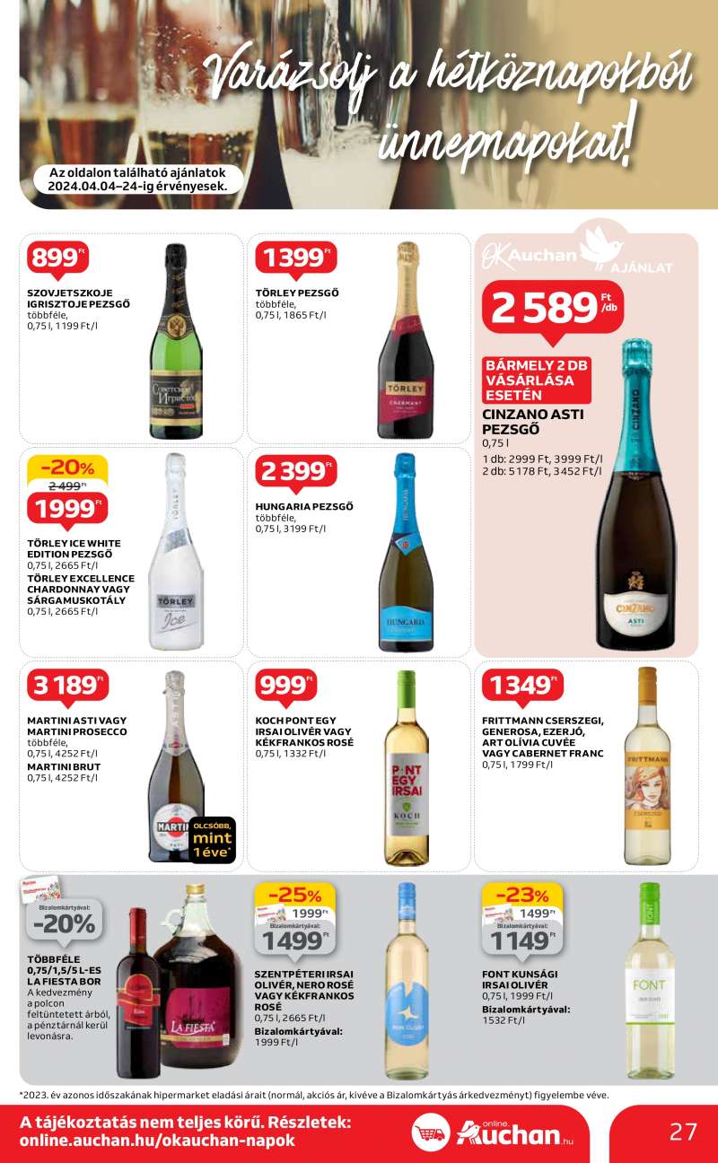 Auchan Akciós Újság 27 oldal