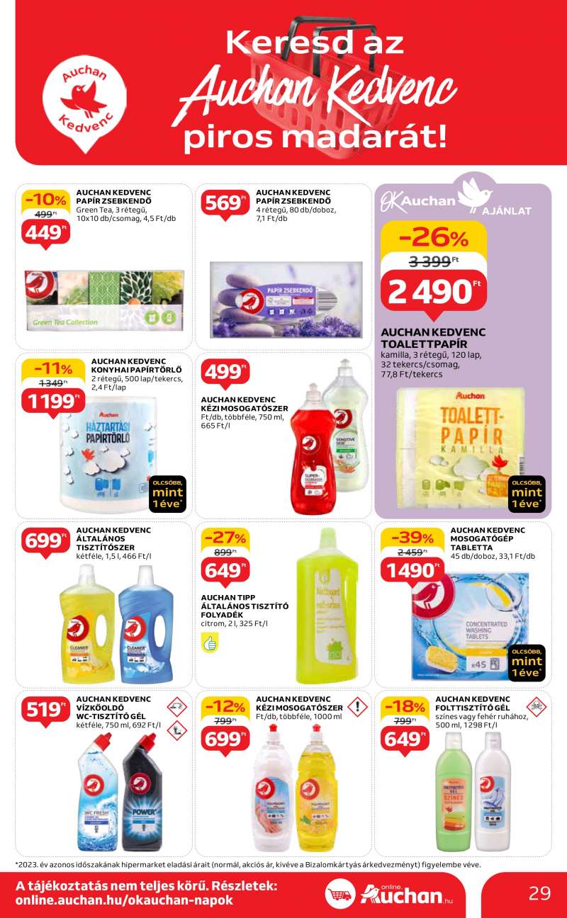 Auchan Akciós Újság 29 oldal