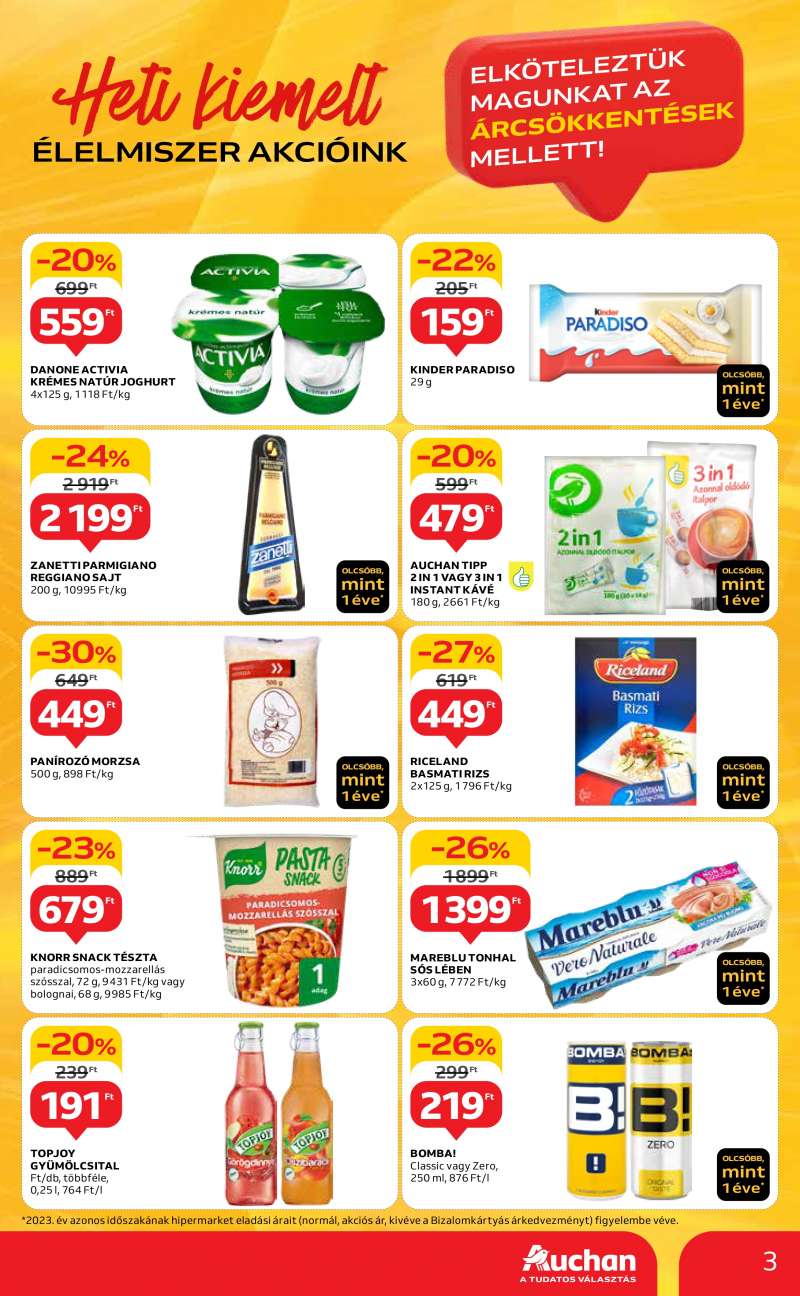 Auchan Akciós Újság 3 oldal