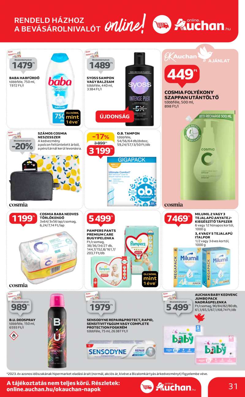 Auchan Akciós Újság 31 oldal