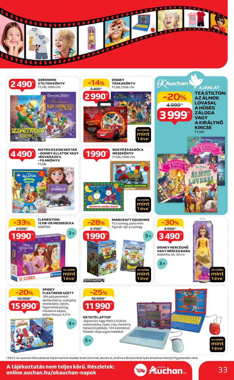Auchan Akciós Újság 33 oldal