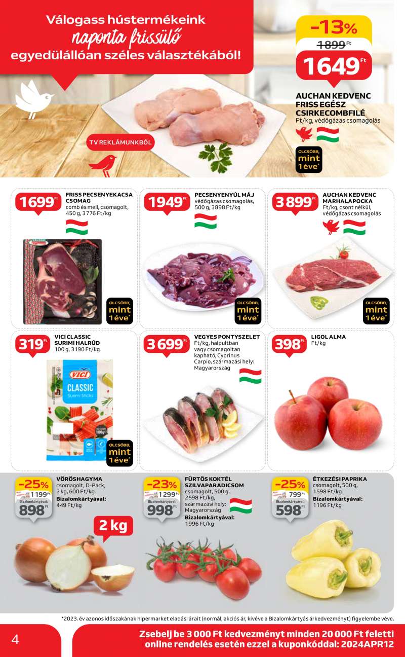 Auchan Akciós Újság 4 oldal