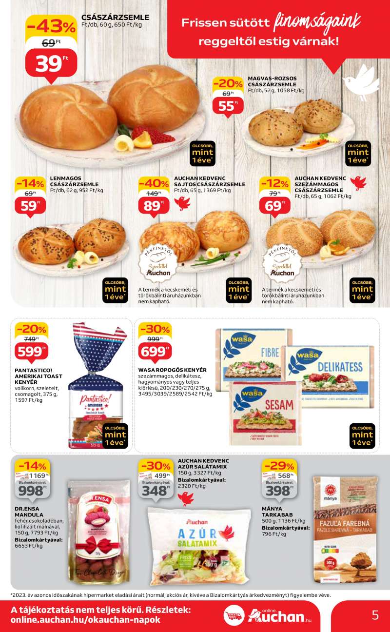 Auchan Akciós Újság 5 oldal