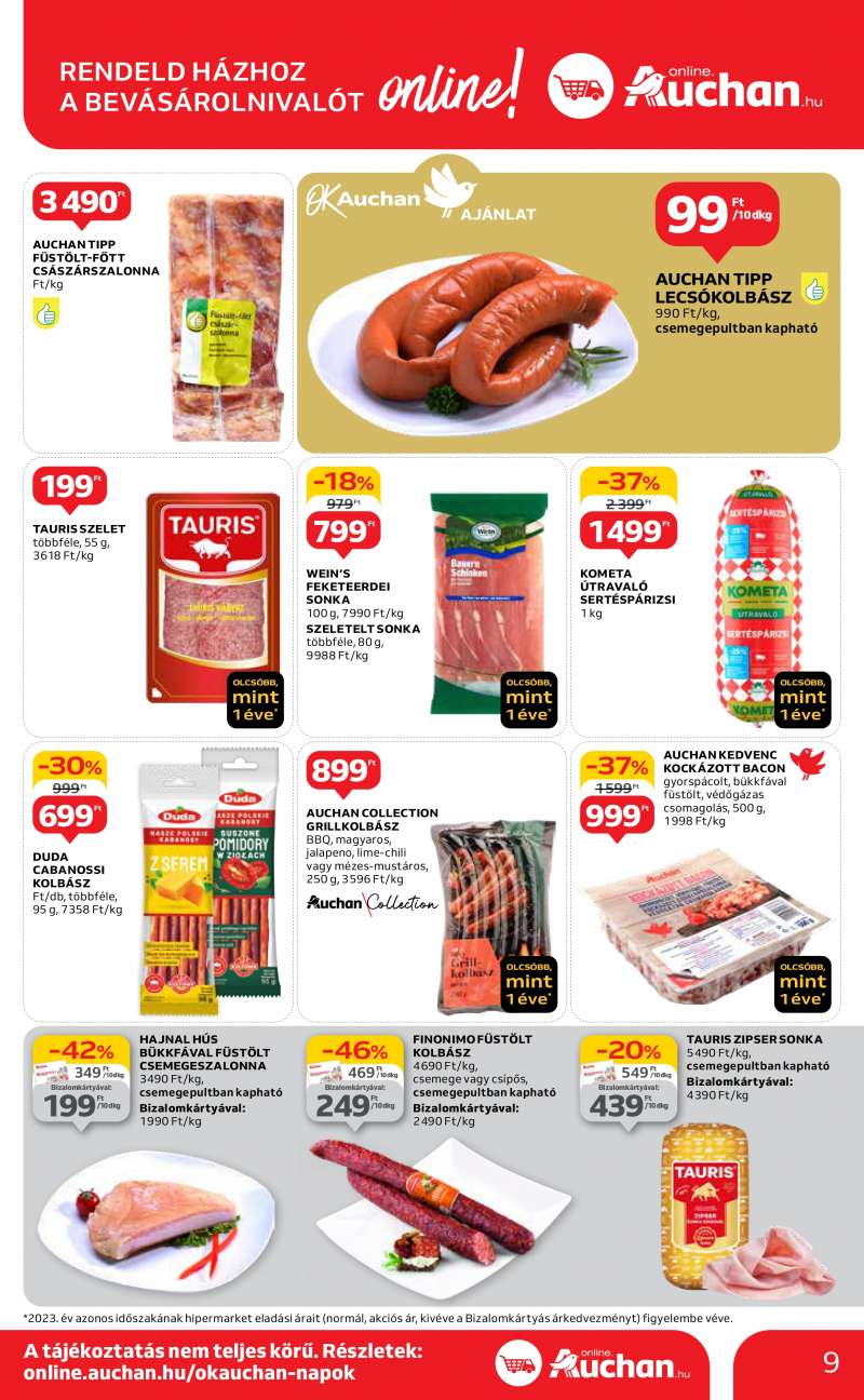 Auchan Akciós Újság 9 oldal