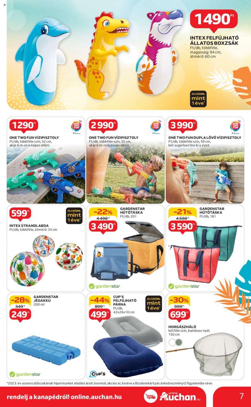 Auchan Hipermarket nyári ajánlatok 7 oldal