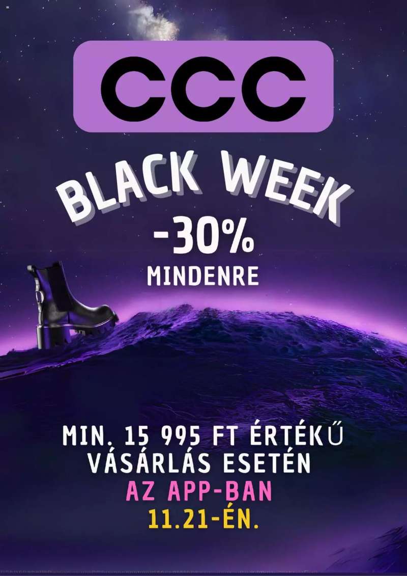 CCC Black Week 1 oldal
