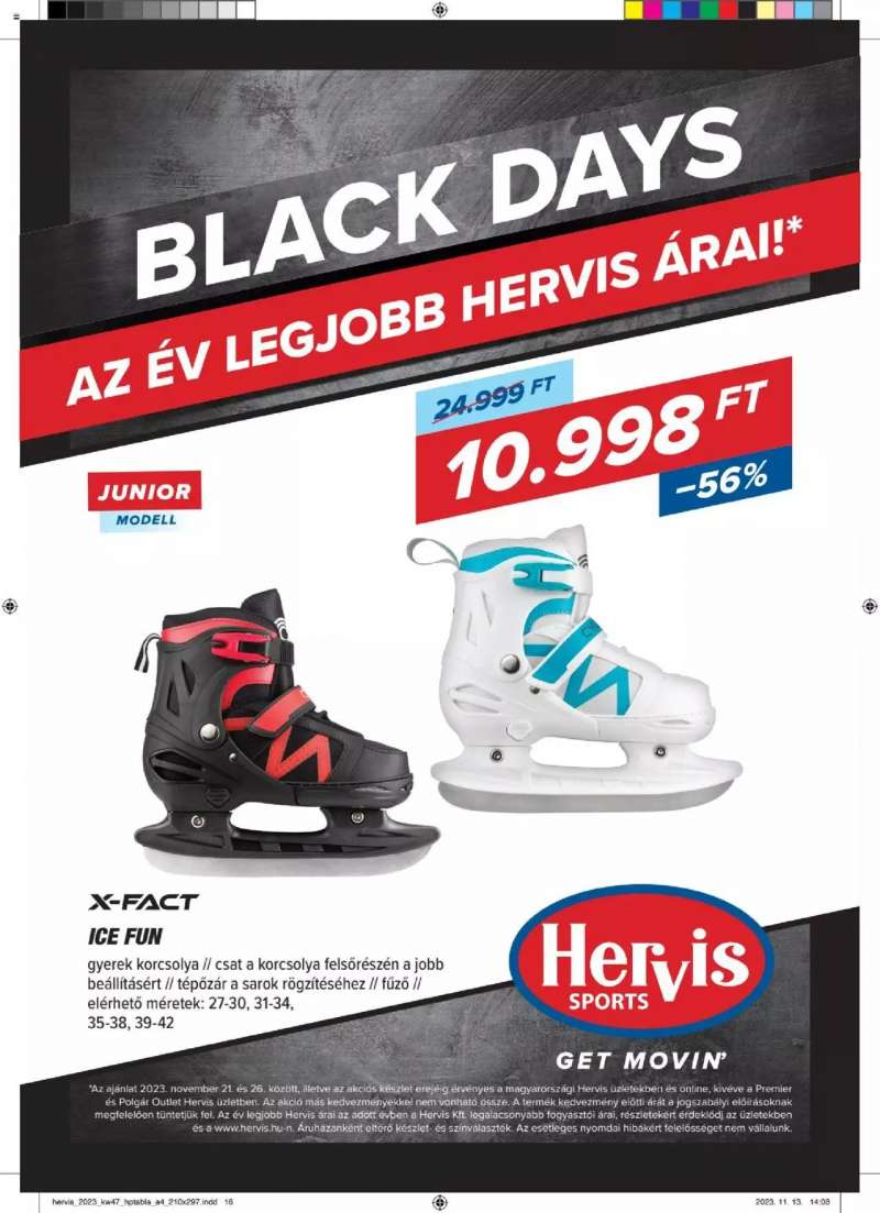 Hervis Sports Black Days 16 oldal