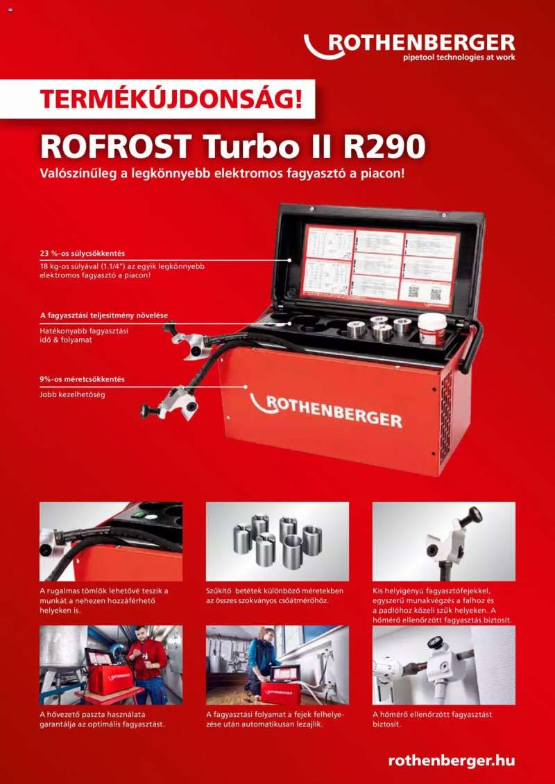 Rothenberger Brossúra ROFROST Turbo II R290 1 oldal