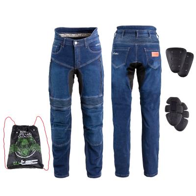 Férfi motoros farmer W-TEC Biterillo kék 