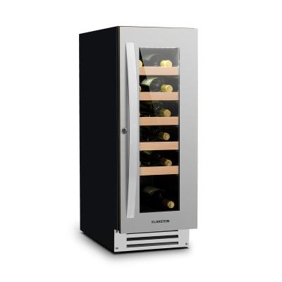 Klarstein Vinovilla borhűtő 50 l / 20 palack Üvegajtó Rozsdamentes acél