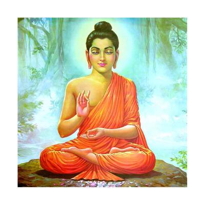Mandala hűtőmágnes - Buddha