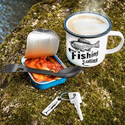 Horgász ajándékkészlet (bögre, multifunkcionális eszköz, kulcstartó)