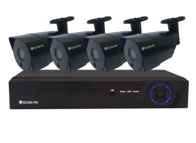 Securia Pro AHD kamerarendszer 2MPx AHD4CHV2-B Felvétel: 8 TB merevlemez
