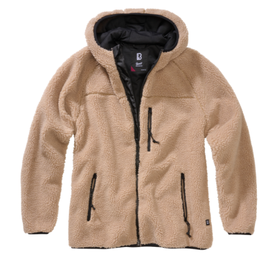 Brandit Teddy női fleece dzseki, camel