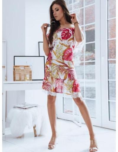 Női nyomtatott ruha LOSA fehér