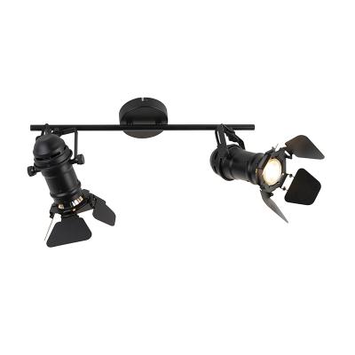 Okos spotlámpa fekete, WiFi GU10 2 lámpával és terelőlapokkal - Movie