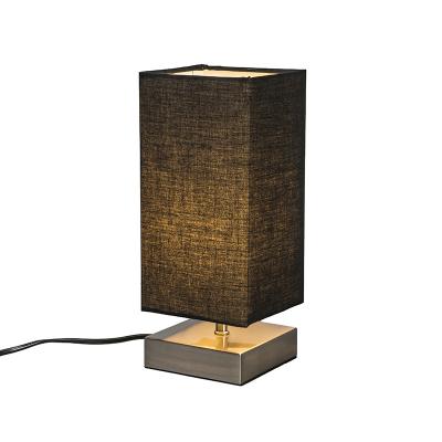 Modern asztali lámpa fekete acéllal - Milo