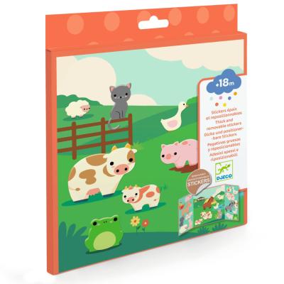 Állatok a tanyán - Matricás könyv - Farm animals - DJ00099