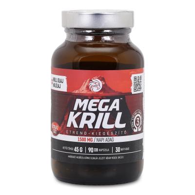 Mega Krill 1500mg krill olaj + halolaj, 90db