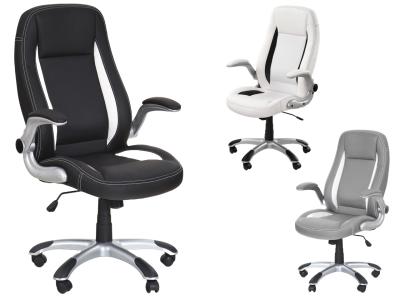 HAL-Saturn főnöki forgószék (perforált textilbőr)