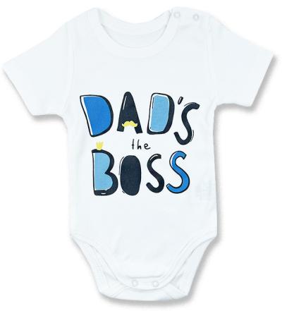 Baba body, kombidressz- Apa a főnök Méret: 74 (6-9hó)