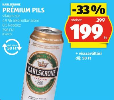 KARLSKRONE PRÉMIUM PILS