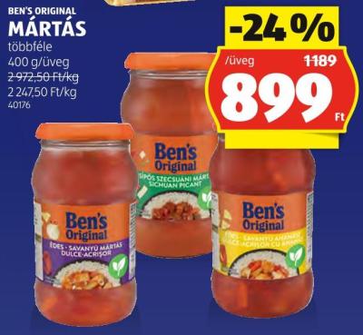 BENS ORIGINAL MÁRTÁS