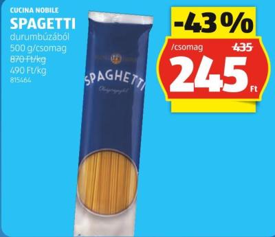 CUCINA NOBILE SPAGETTI