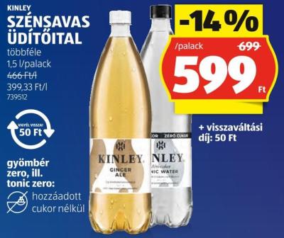 Kinley Szénsavas Üdítőital