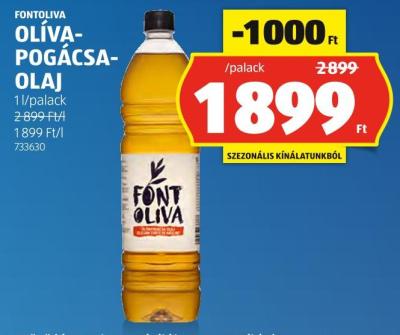 FONTOLIVA OLÍVA-POGÁCSA-OLAJ