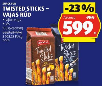 SNACK FUN TWISTED STICKS – VAJAS RÚD