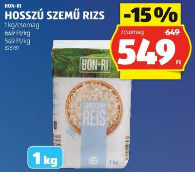 BON-RI HOSSZÚ SZEMŰ RIZS