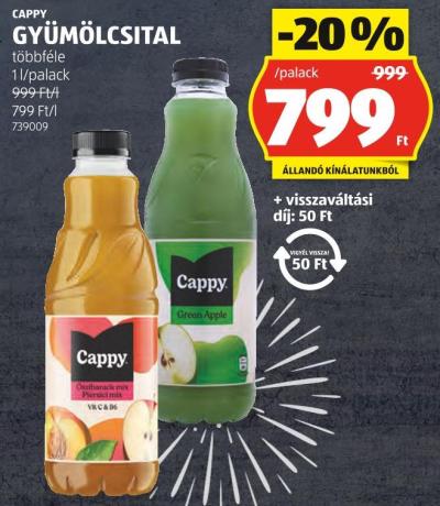 CAPPY GYÜMÖLCSITAL