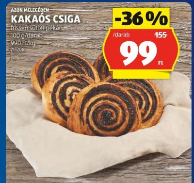 Kakaós csiga