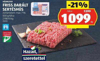 HÚSMESTER FRISS DARÁLT SERTÉSHÚS