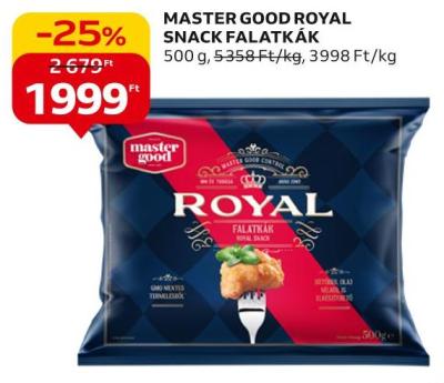 Master good Royal snack falatkák