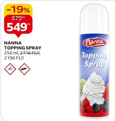 Nanna Topping spray