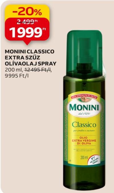 Monini Classico extra szűz olívaolaj spray