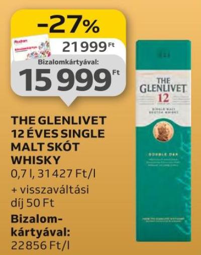 The Glenlivet 12 éves single malt skót whisky