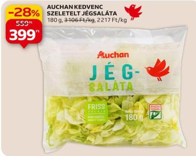 Auchan Kedvenc szeletelt jégsaláta