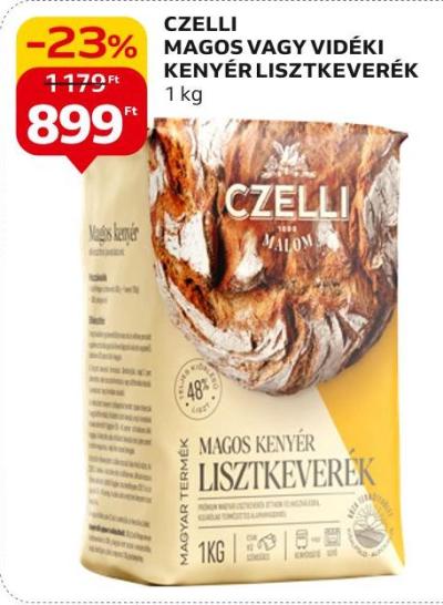 Czelli Magos vagy vidéki kenyér lisztkeverék