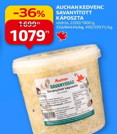 Auchan Savanyított káposzta