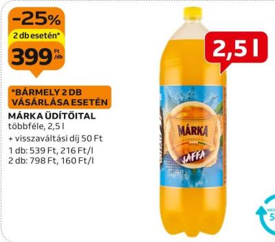 Márka üdítőital
